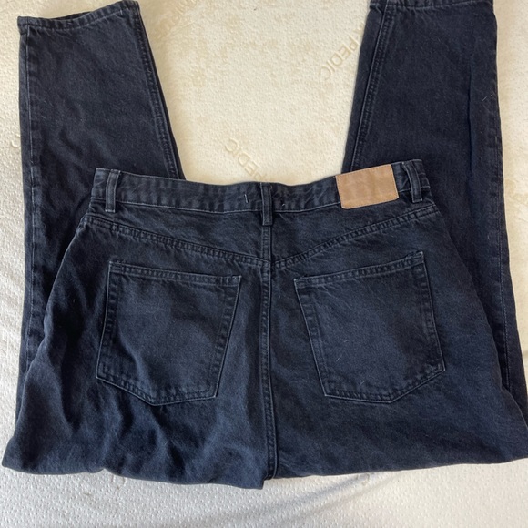 Black crop mom jeans - Picture 5 of 5